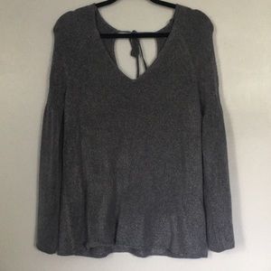 Bell sleeve sweater